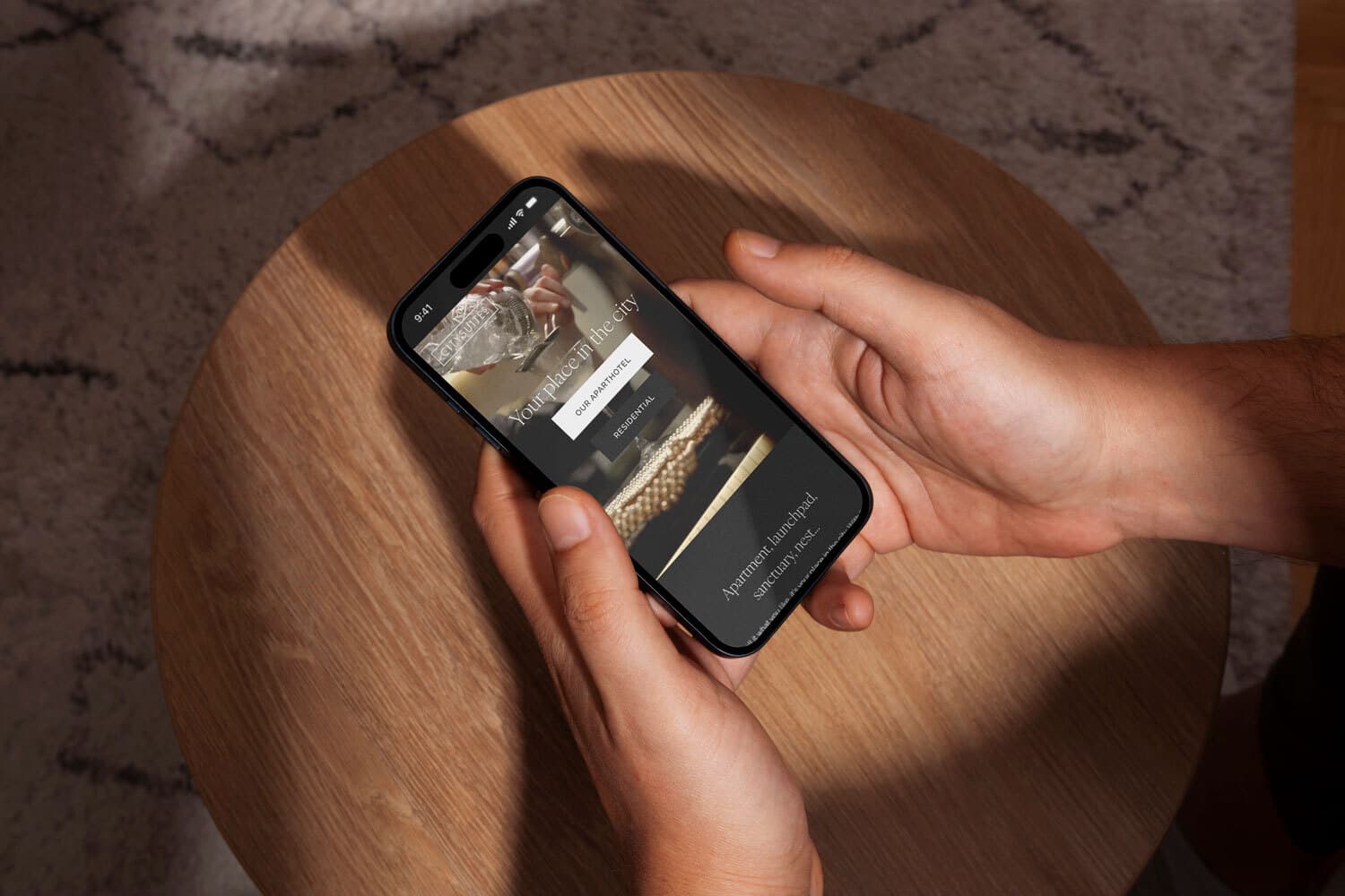 Mobile UX and UI design work for CitySuites