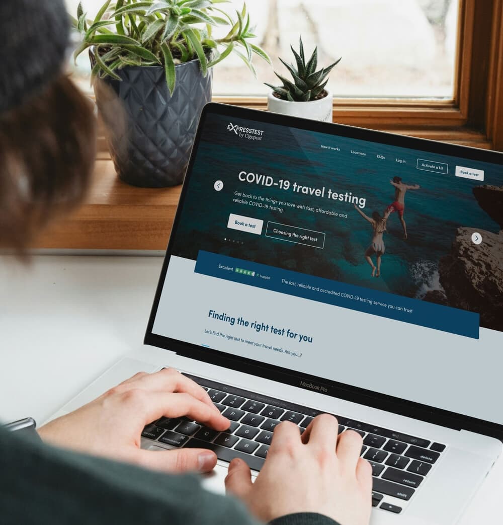 ExpressTest booking and commerce platform
