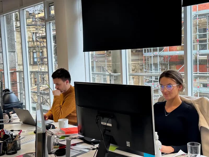 Team reviewing platform architecture