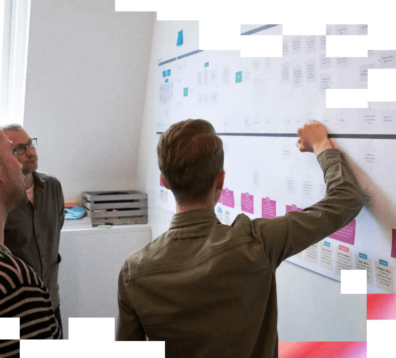 Collaborative workshop focused on user journeys and experience design