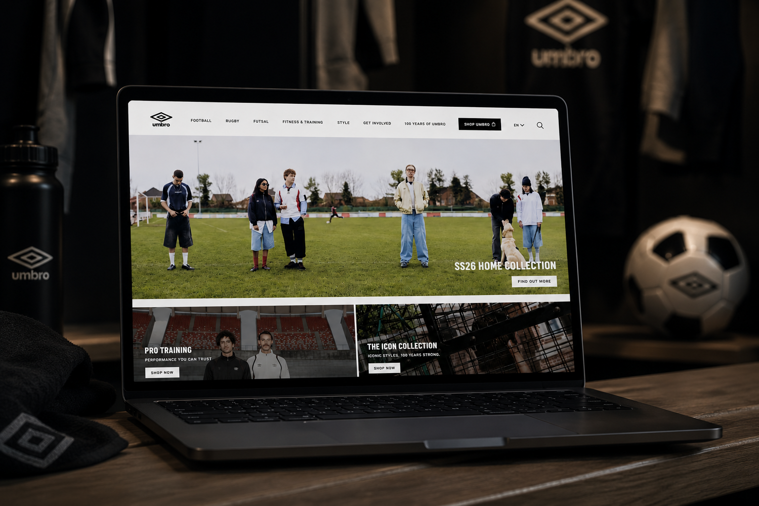 Umbro website